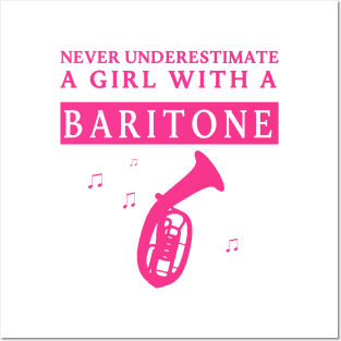 Underestimated Baritone Girl Posters and Art